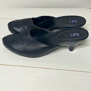 Cole Hann G Series Line Black Leather Women’s Mules Shoes Size 8.5